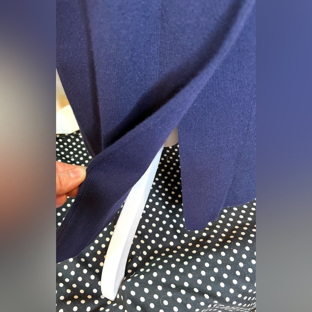 NWT Gretchen Scott Navy Sailor Skirt Size Lg - Picture 5 of 9